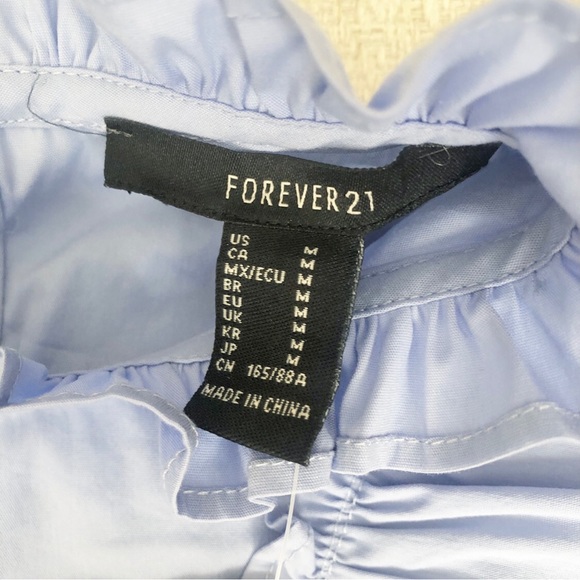 NEW Forever 21 Ruffle Flounce Top - Picture 5 of 7